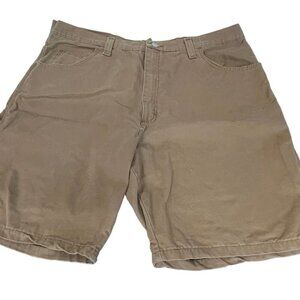 Wrangler Men's Brown Carpenter Shorts Size 42